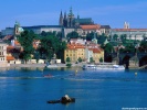 View from the river Prague, Czech Republic wallpaper