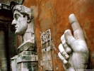 Constantine II Statue Palazzo dei Conservatori Rome, Italy wallpaper